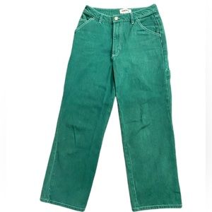 Green RSQ Cargo, Wide Leg Denim